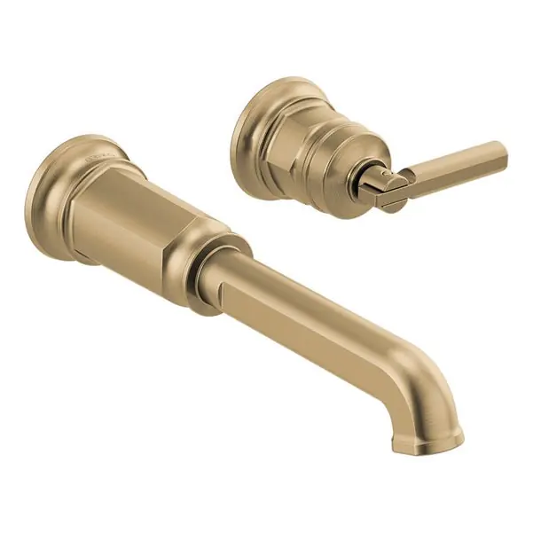 Brizo T65776LF-GLLHP-ECO Invari Single Handle Wall Mount Bathroom Sink Faucet 1.2 GPM