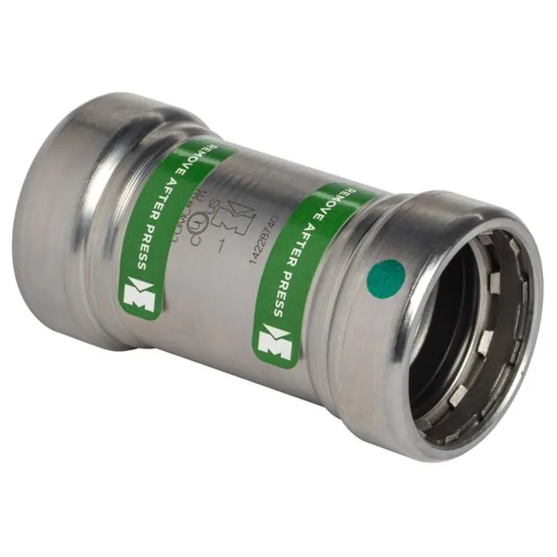 Mueller Streamline CP01907 1-1/4 Inches Carbon Steel Press Fittings - Mechanical - Repair Coupling - No Stop P x P