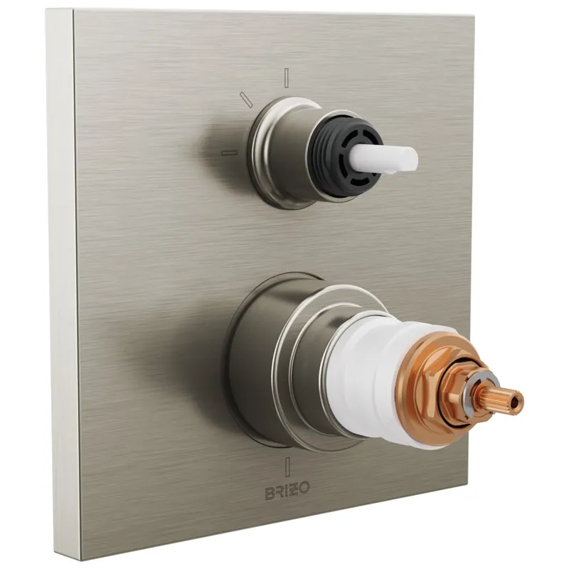 Brizo T75522-NKLHP Frank Lloyd Wright Thermostatic Valve Trim Luxe Nickel