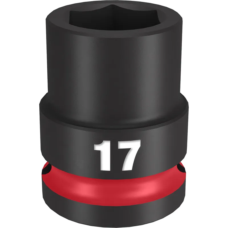 Milwaukee 49-66-6249 Shockwave Impact Duty 1/2 inch Drive 17mm Standard 6 Point Socket