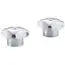 KOHLER 16012-2-CP Triton Standard Handle for Widespread Base Faucet in Polished Chrome