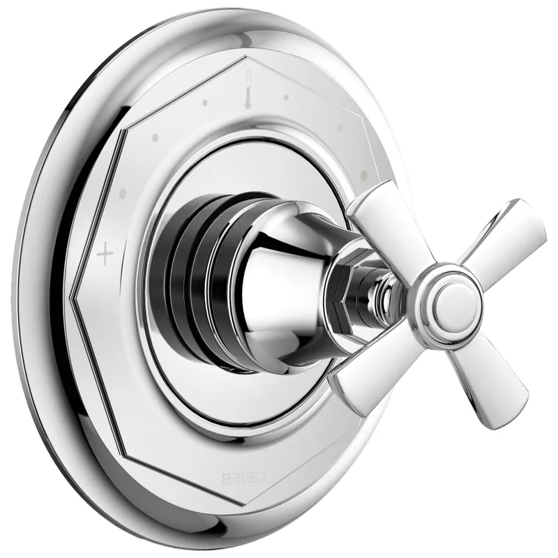 Brizo T66T061-PC Rook Sensori Round 1 Cross Chrome ADA Valve Trim