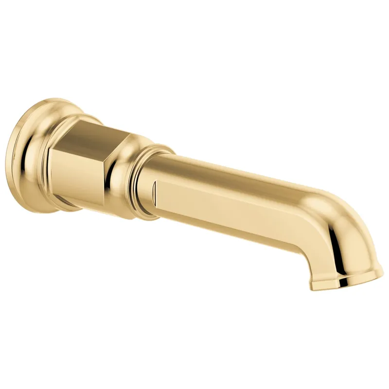 Brizo RP100328PG Invari Non-Diverter Tub Spout 9 inches Reach