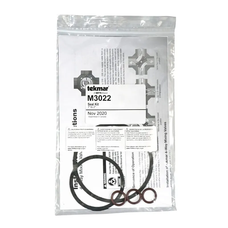 TEKMAR M3022 Seal Kit 1 inches-2 inches