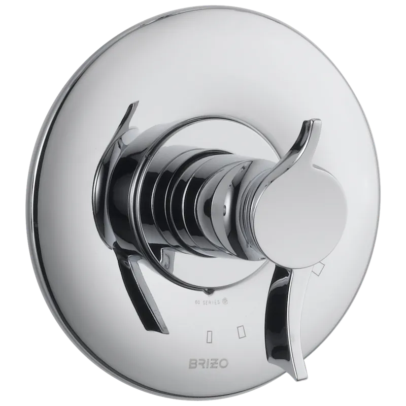 Brizo T60090-PC Thermostatic Trim TempAssure 1 Lever Chrome ADA Escutcheon Handle