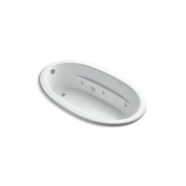 Kohler 1164-S1-0 Sunward 72 x 42 in. Whirlpool Drop-In Bathtub