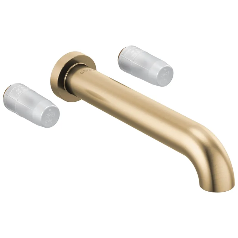 Brizo T70435-GLLHP Litze Two Handle Wall Mount Filler in Luxe Gold