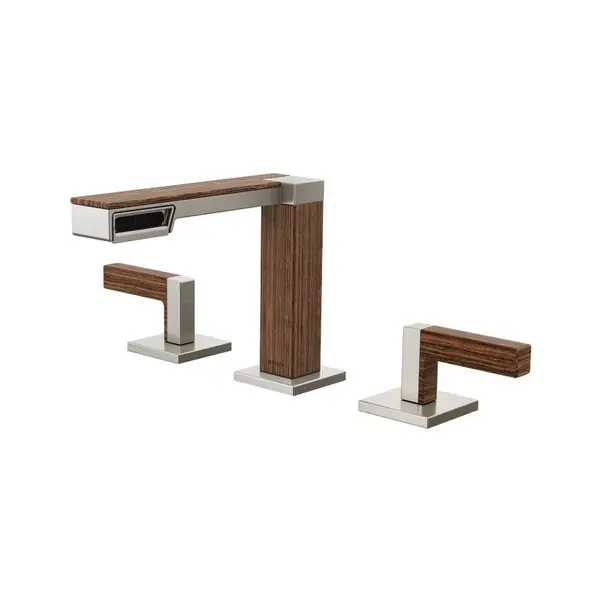 Brizo 65322LF-NKTKLHP Frank Lloyd Wright Two Handle Widespread Bathroom Sink Faucet