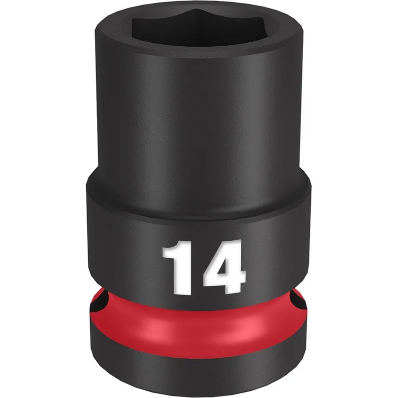 Milwaukee 49-66-6246 Shockwave Impact Duty 1/2 inch Drive 14MM Standard 6 Point Socket
