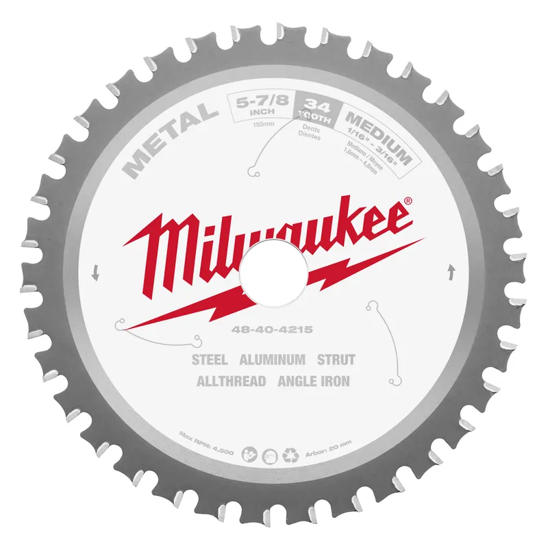 Milwaukee 48-40-4215 5-7/8 in. 34T Ferrous Blade