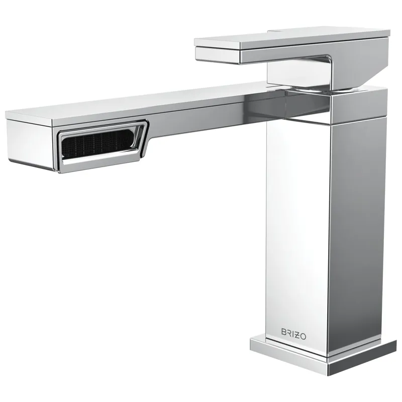 Brizo 65022LF-PC Single Handle Monoblock Bathroom Sink Faucet in Chrome