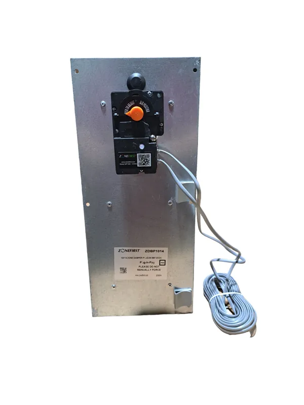 Zonefirst ZDBP1014 Zone Damper With MP12M Plug-In Motor Rectangular 7 in-