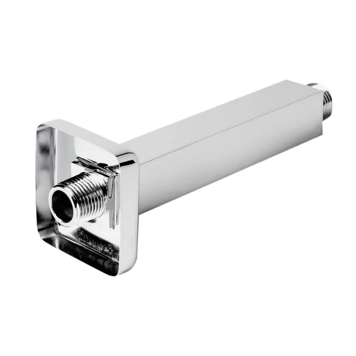 Alfi ABSA6S-PC Brand 6 inches Square Ceiling Shower Arm, Brass