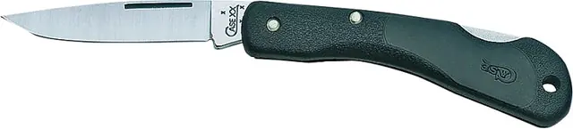 CASE 254 Pocket Knife 1-Blade Black Handle