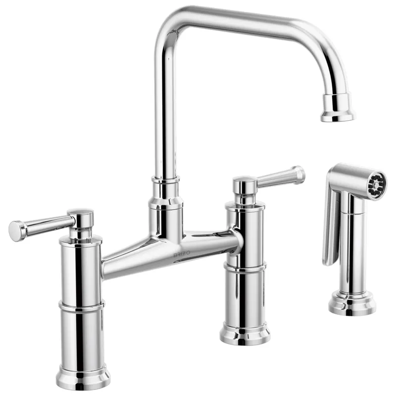 Brizo 62525LF-PC Artesso Two Handle Bridge Kitchen Faucet with Side Spray REPLACEMENT MPN