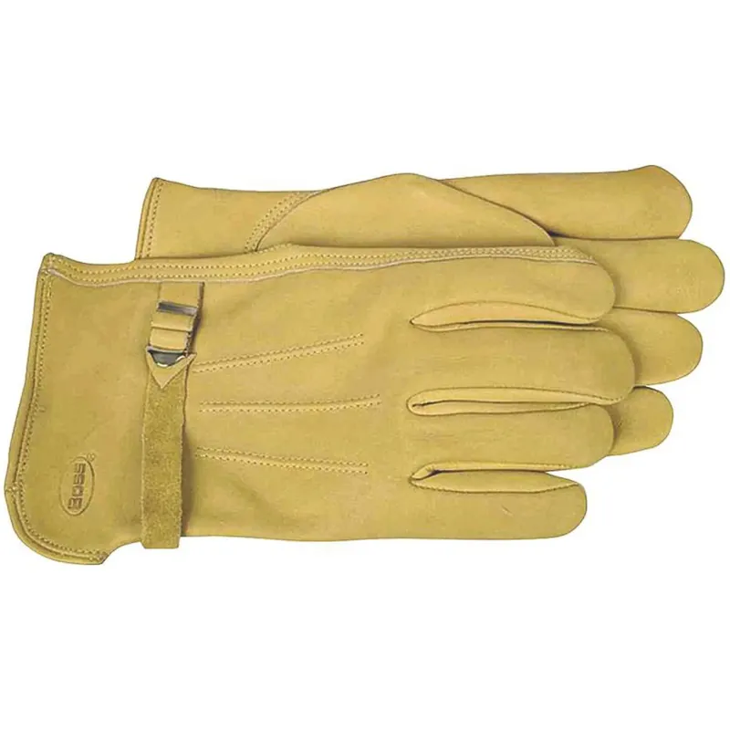 BOSS PRODUCTS 6023M Gloves M Keystone Thumb Open Cuff Cowhide Leather