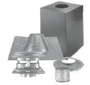 M&G DURAVENT 4PVP-KVB PelletVent Pro Vertical Cathedral Ceiling Venting Kit 4 inches