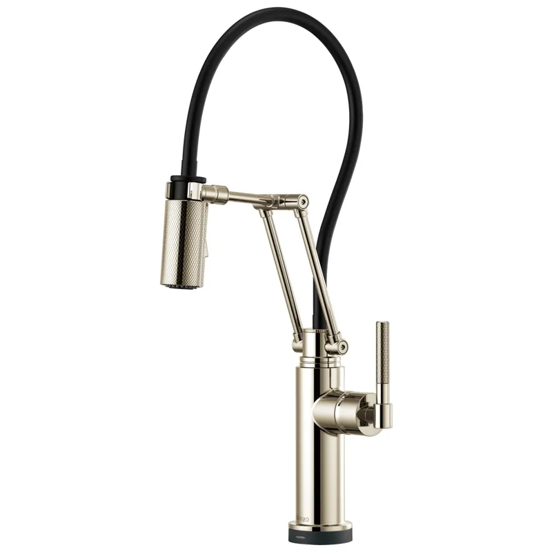 Brizo 64243LF-PN Litze Single Handle Pull Down Kitchen Faucet