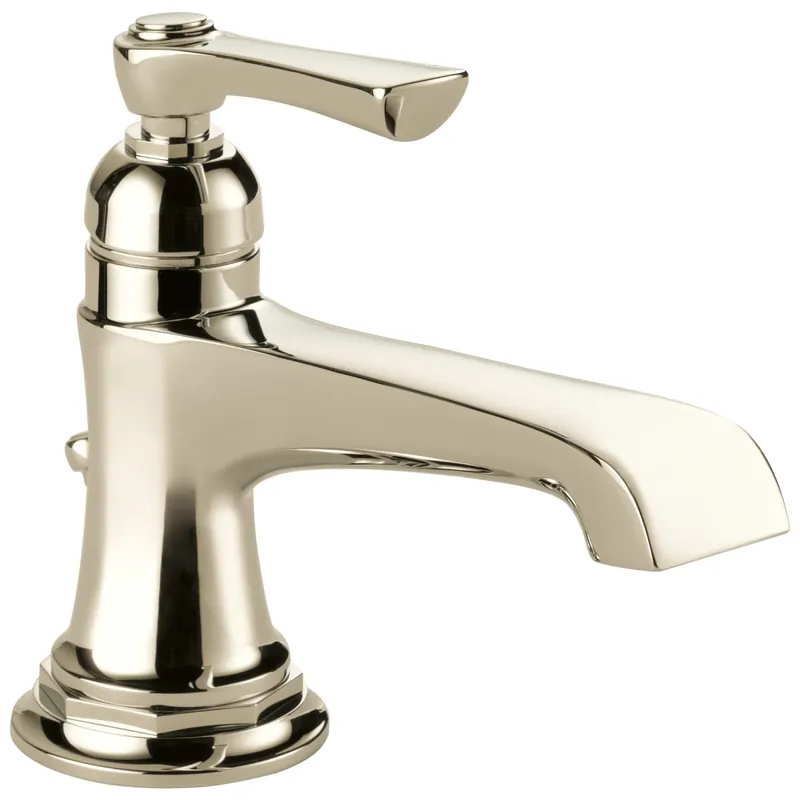 Brizo 65060LF-PN Rook Single Handle Centerset Bathroom Sink Faucet
