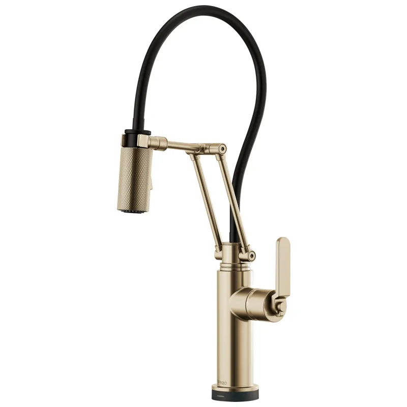 Brizo 64244LF-GL Litze SmartTouch Articulating Kitchen Faucet