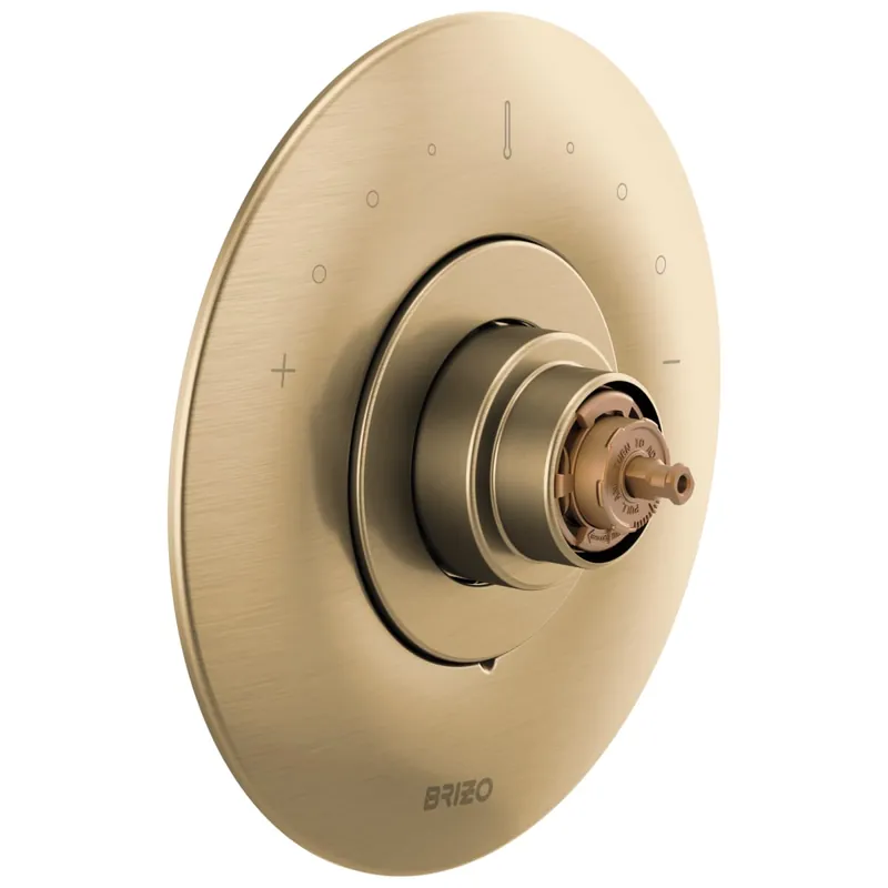 Brizo T66T075-GLLHP Odin Thermostatic Valve Trim in Luxe Gold