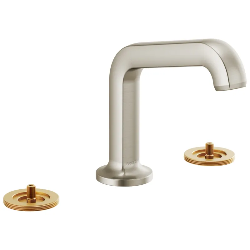 Brizo 65307LF-NKLHP Kintsu Two Handle Widespread Bathroom Sink Faucet 1.5 GPM