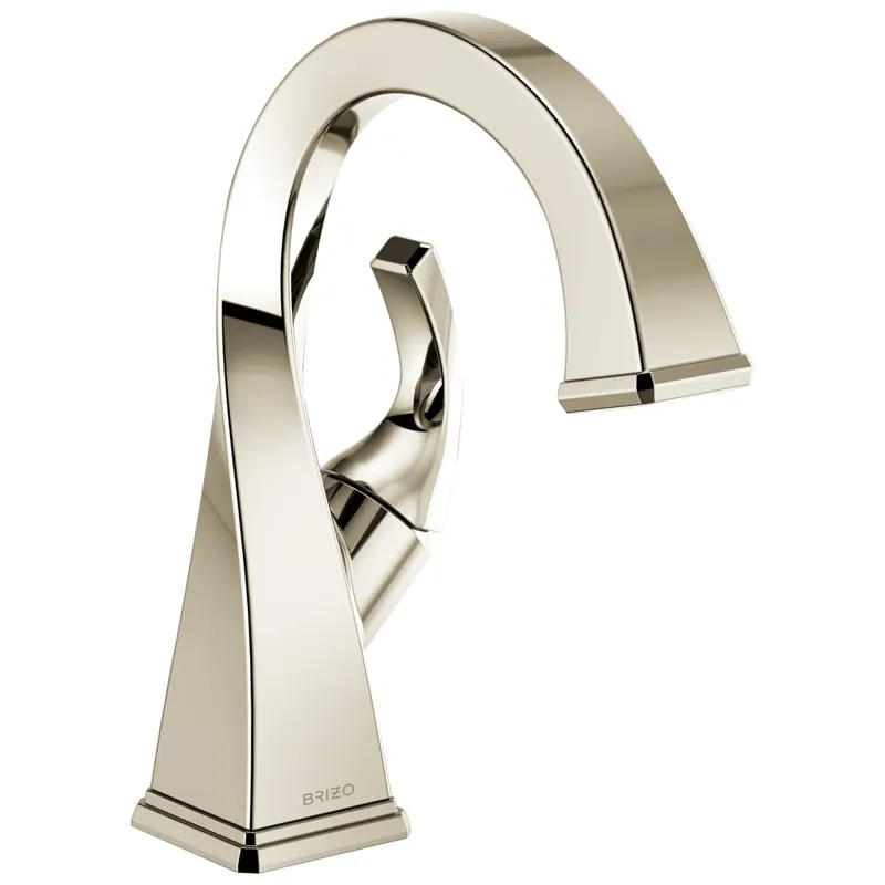 Brizo 65030LF-PN Virage Single Handle Monoblock Bathroom Sink Faucet