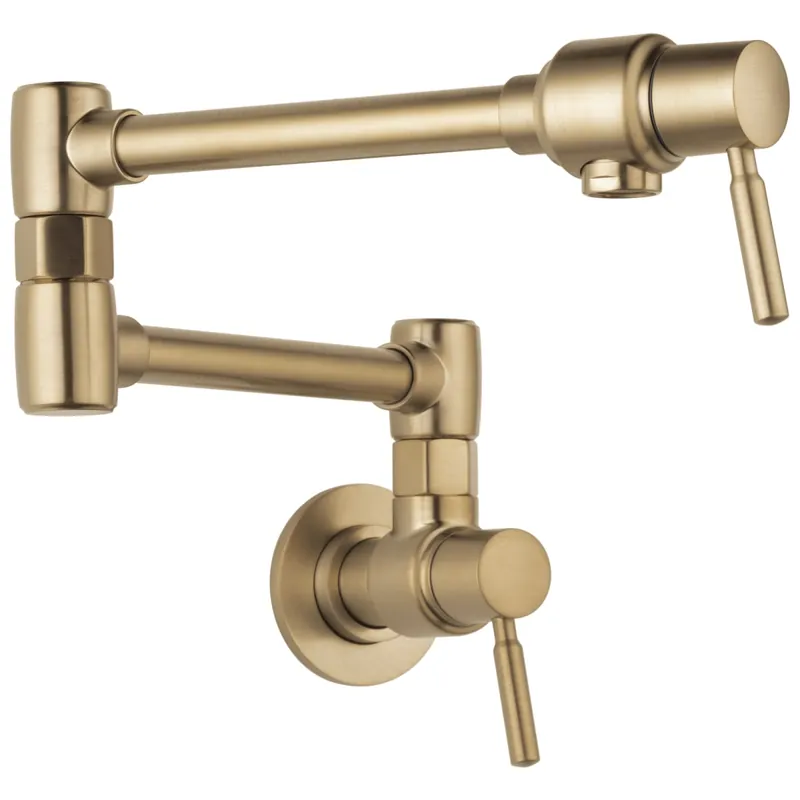 Brizo 62820LF-GL Wall Mount Pot Filler in Luxe Gold