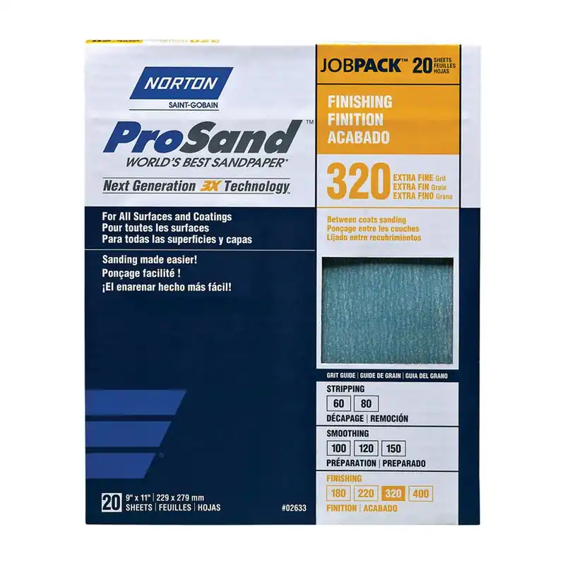 Norton 7660768166 Shs Sst 9 inches X 11 inches A259Ps Nor P320 20Mult Na
