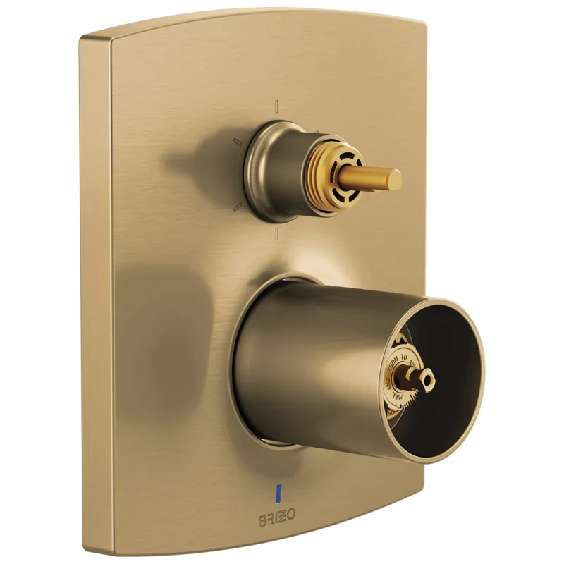 Brizo T75P606-GLLHP Kintsu Pressure Balancing Valve Trim in Luxe Gold
