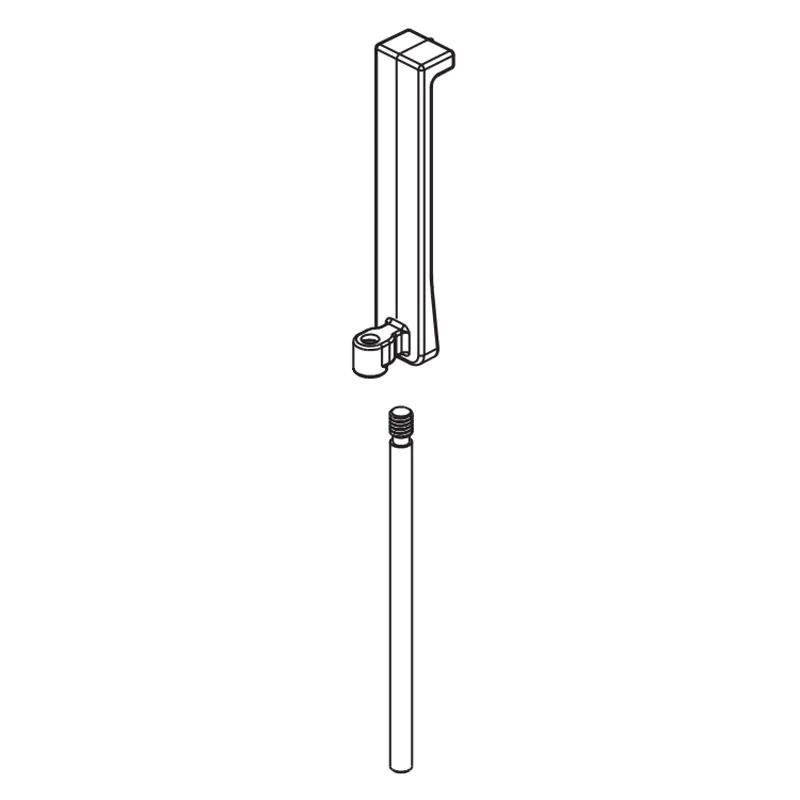Brizo RP100205GL Levoir Finial and Lift Rod in Luxe Gold