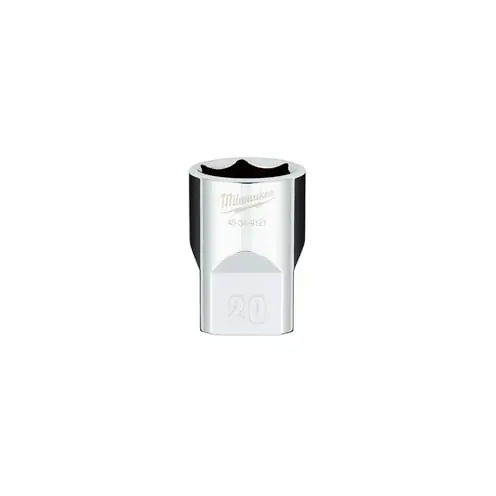 Milwaukee 45-34-9121 1/2 In. Drive 20Mm Metric 6-Point Socket