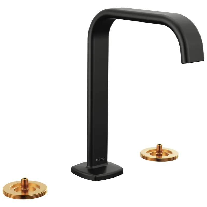 Brizo 65368LF-BLLHP-ECO Allaria Two Handle Widespread Bathroom Sink Faucet