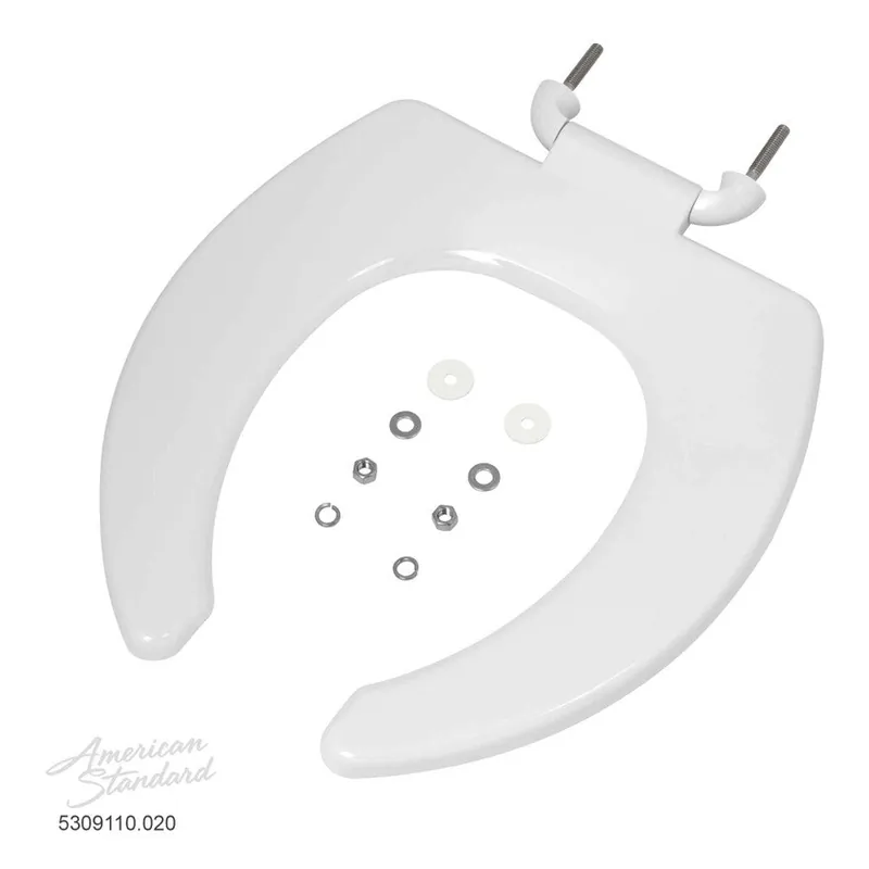 American Standard 5309110 Right Width Open Front Elongated Toilet Seat