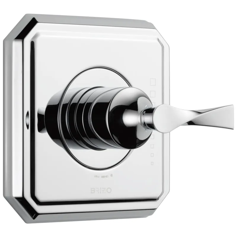 BRIZO T66T030-PC Virage Single Handle Thermostatic Valve Trim in Chrome