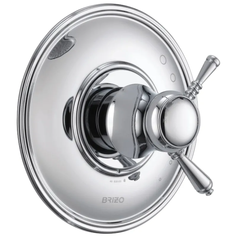 Brizo T60010-PC Thermostatic Trim Traditional Tempassure 1 Lever Chrome