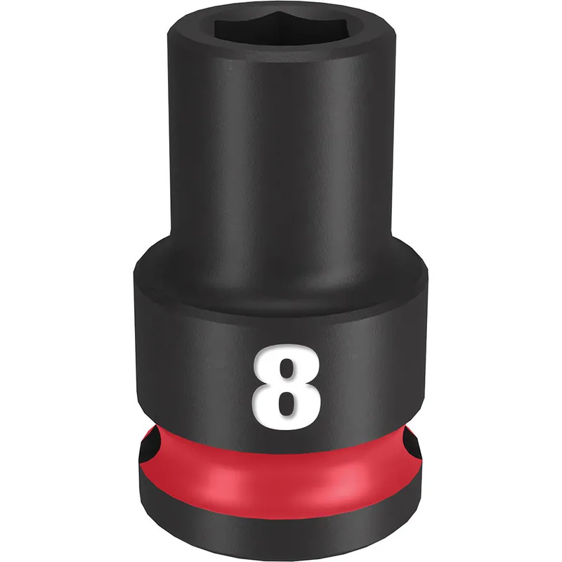 MILWAUKEE 49-66-6132 Shockwave Impact Duty 3/8 Drive 8MM Standard 6 Point Socket