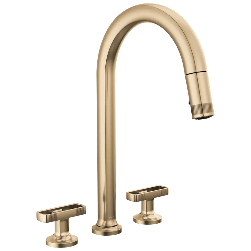 Brizo 62506LF-GLLHP-L Kintsu Widespread Pull-Down Faucet 1.8 gpm