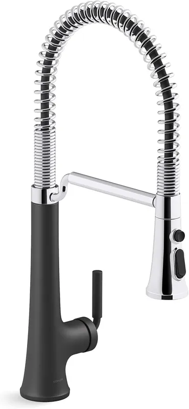 KOHLER 23765-CBL Tone Semi Professional Kitchen Faucet