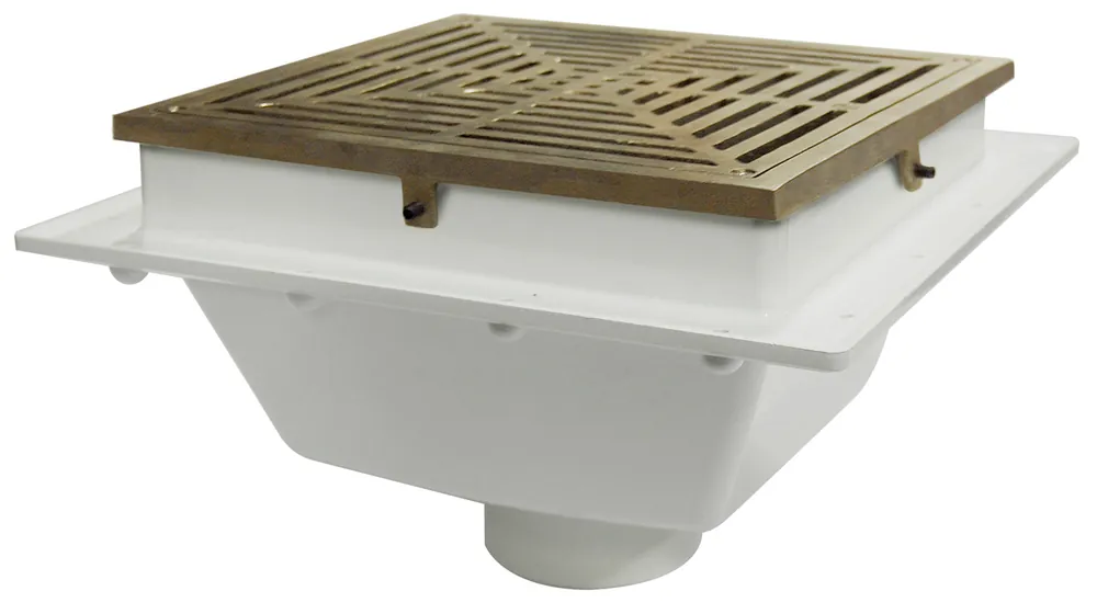 Sioux Chief 861-3PN 3 Sq Max W/ Cast Nickel Ring Sch40