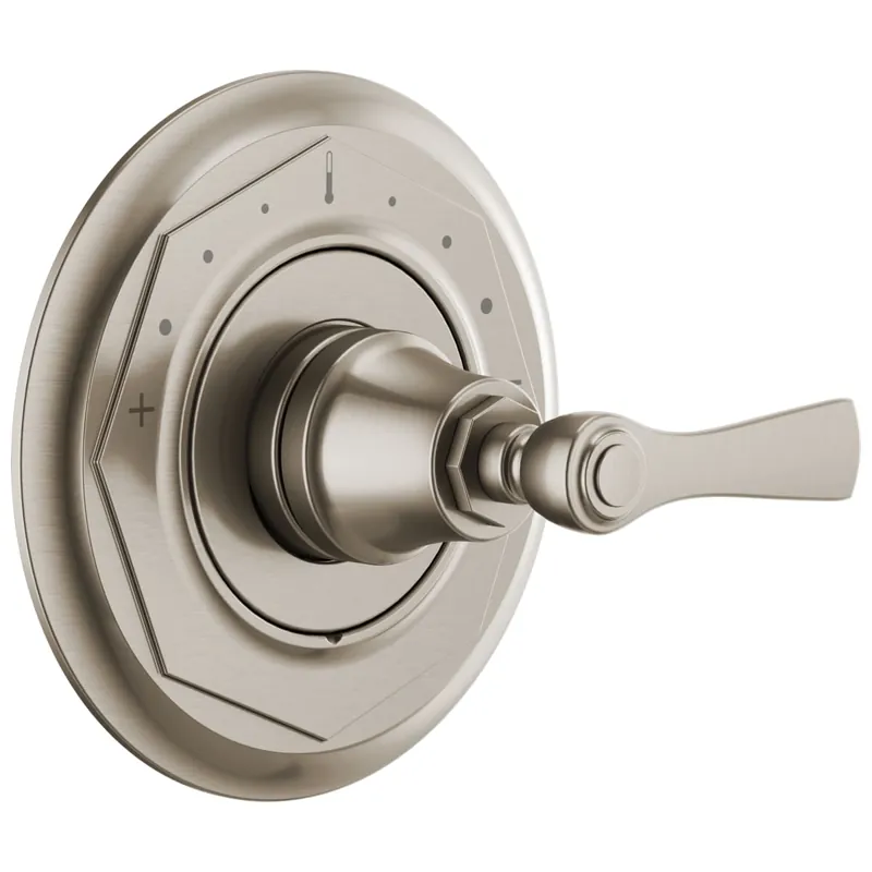 Brizo T66T060-NK Rook Sensori Thermostatic Valve Trim - Lever in Luxe Nickel