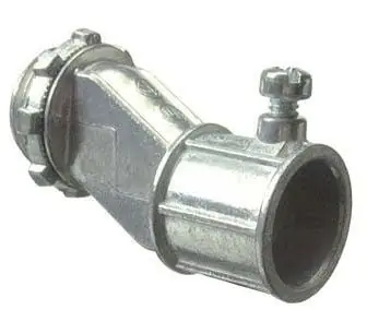 HALEX 03705B Concretetight Offset Connector Zinc