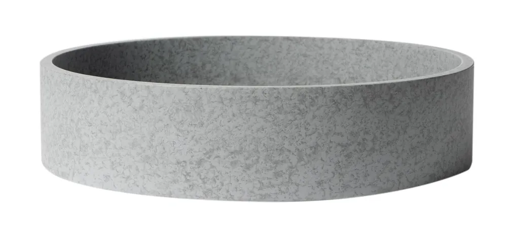 ALFI ABCO17R Solid Concrete Above Mount Bathroom Sink 17 inches