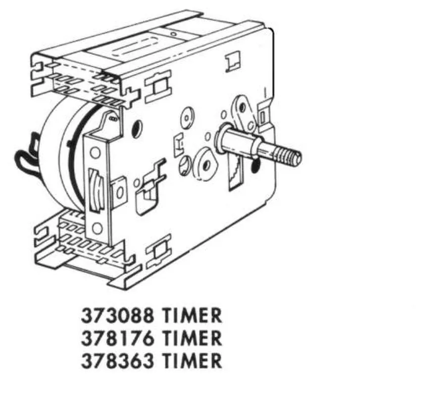 Whirlpool 373088 Washer Timer