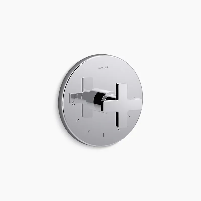 Kohler T73133-3-CP Composed Single Handle Thermostatic Valve Trim in Polished Chrome