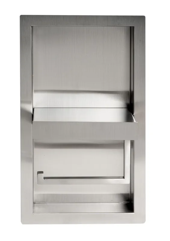 ALFI ABTPN88-BSS Recessed Toilet Paper Holder Niche
