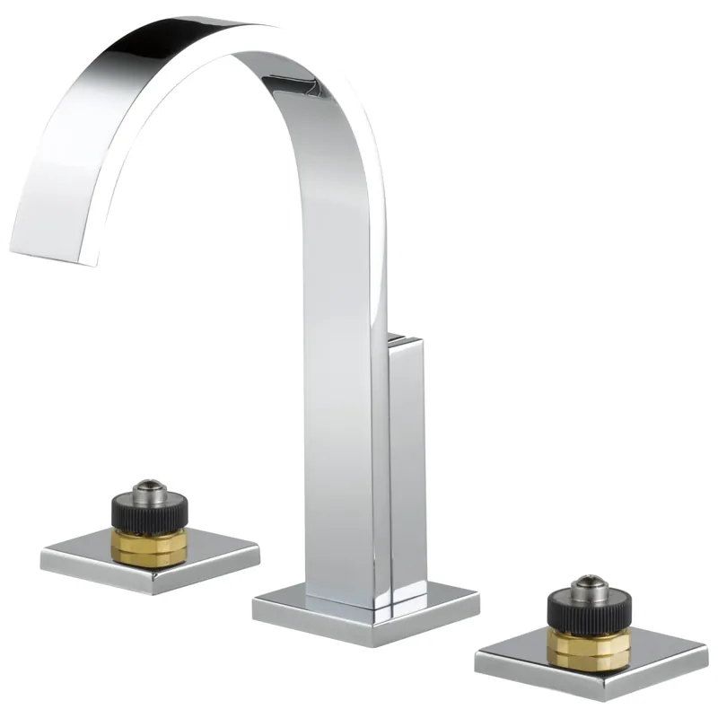Brizo 65380LF-PCLHP Siderna Two Handle Widespread Bathroom Sink Faucet 1.5 GPM