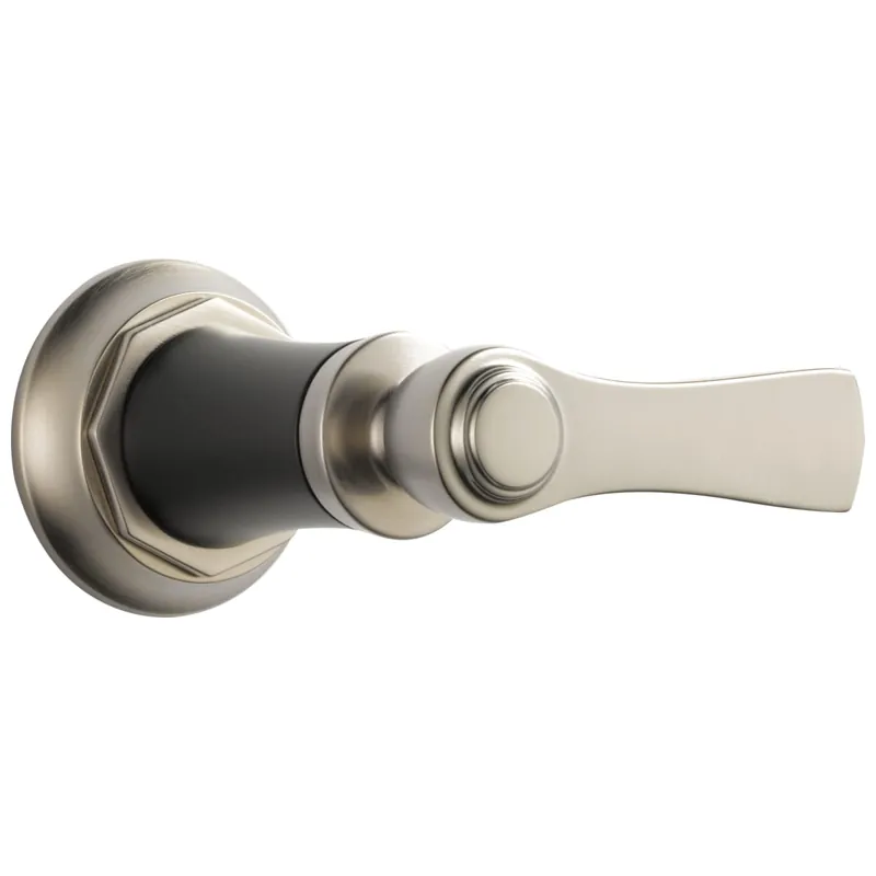 Brizo T66660-NKBL Rook Single Handle Volume Control Valve Trim in Luxe Nickel with Matte Black