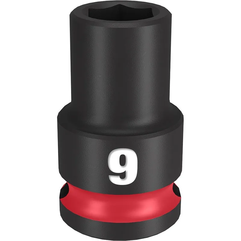 MILWAUKEE 49-66-6133 Shockwave Impact Duty 3/8 inches Drive 9MM Standard 6 Point Socket