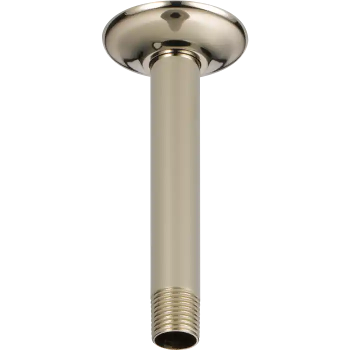 Brizo RP48985PN Essential 6 in. Ceiling Mount Shower Arm and Flange